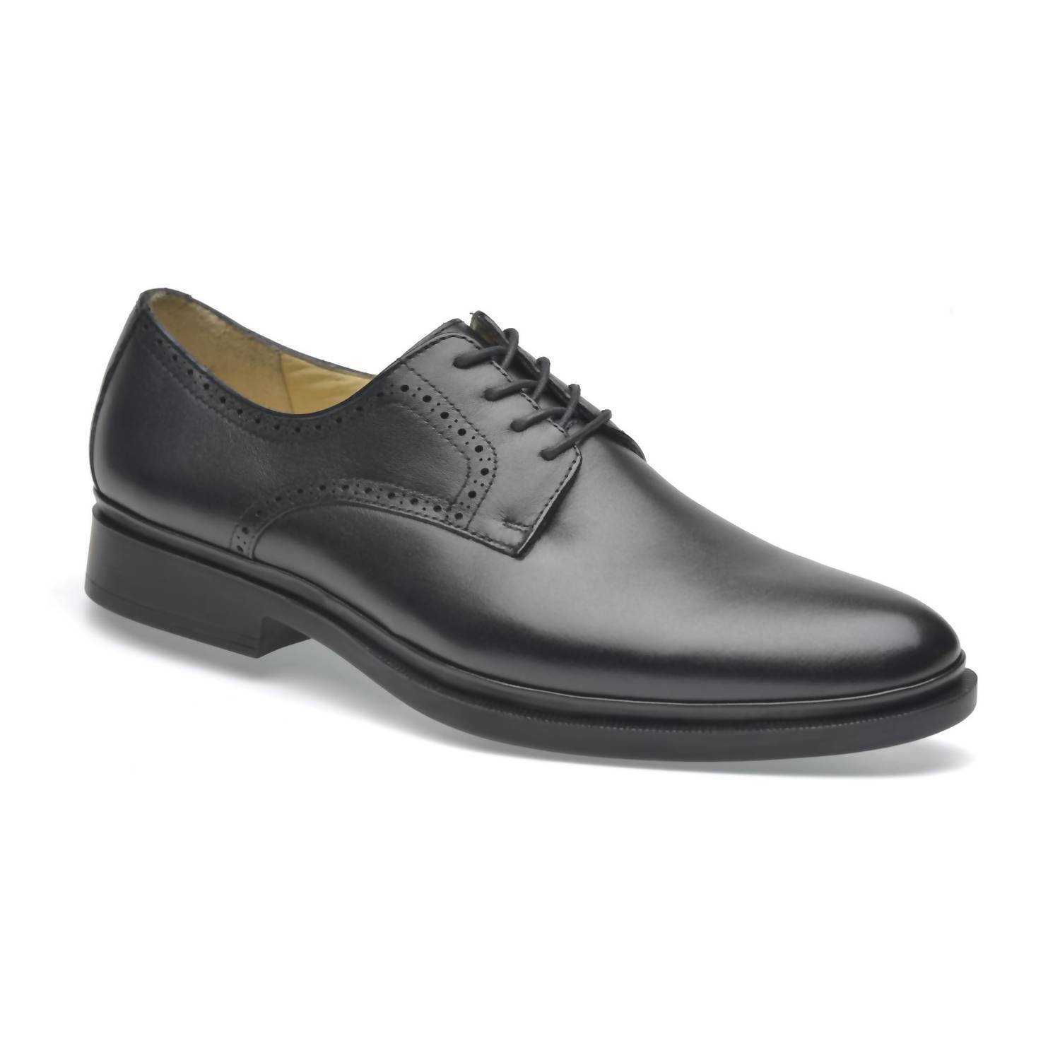 New Pazstor Men's Lambskin Oxfords Classic In Black